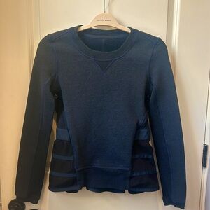 Navy Lululemon Ruffled Up Pullover